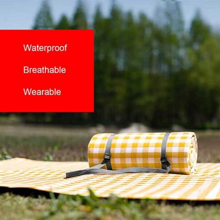 Foldable Picnic Blankets Extra Large Portable Beach Check Mat for Camping