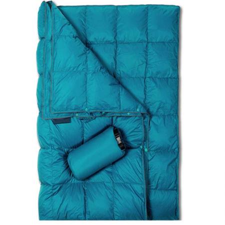 Ultralight Foldable Waterproof Outdoor Camping Blanket Wearable Nylon Down Blanket 