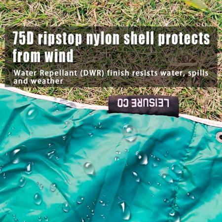 Ultralight Foldable Waterproof Outdoor Camping Blanket Wearable Nylon Down Blanket