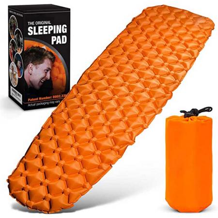 Inflatable Sleeping Pad Camping Sleeping Pad Inflatable Waterproof Camping Portable Sleeping Pad for Camping Backpacking Traveling Hiking 