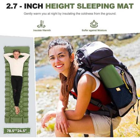 Durable Waterproof Sleeping Pad For Camping Ultralight Backpacking