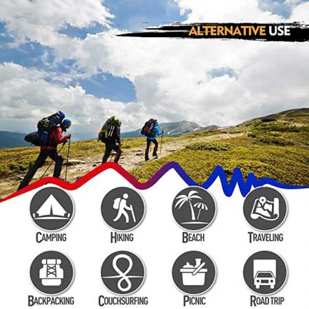 Sleeping Pad Ultralight Backpacking Air Mattress with Carrying Bag for Hiking Traveling Outdoor Activities 