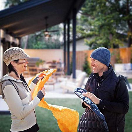 Inflatable Sleeping Pad Camping Sleeping Pad Inflatable Waterproof Camping Portable Sleeping Pad for Camping Backpacking Traveling Hiking 