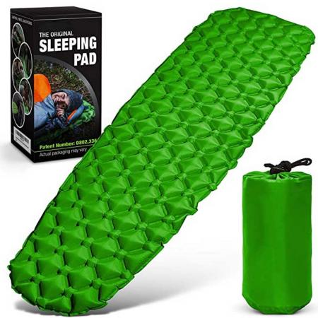 Foam Sleeping Mat Inflatable Camping Sleeping Pads Ultralight Waterproof for Camping Backpacking Hiking Lightweight Outdoor Air Mattress 