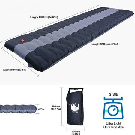 Waterproof Camping Air Mattress for Backpacking, Hiking 