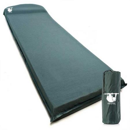 Self Inflating Sleeping Pad No Pump or Lung Power Required Ideal For Backpacking and Camping 
