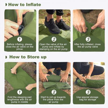 Durable Waterproof Sleeping Pad For Camping Ultralight Backpacking