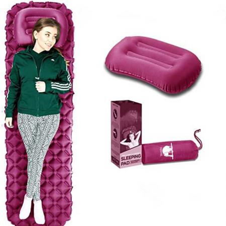 Lightweight And Durable Inflatable Sleeping Pads Wind And Moisture Resistant 