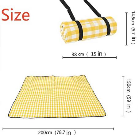 Extra Large Picnic Blanket  Waterproof,Great for Beach Camping 