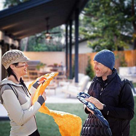 Foam Sleeping Mat Inflatable Camping Sleeping Pads Ultralight Waterproof for Camping Backpacking Hiking Lightweight Outdoor Air Mattress 