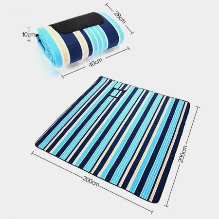 three layers design luxury picnic blanket Outdoor Fabric Foldable picnic blanket custom Waterproof 