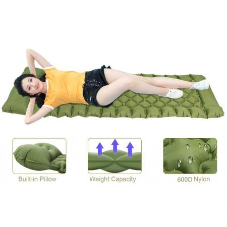 Amazon Hot Selling China Supplier Custom Inflatable Waterproof Custom  Ultralight Sleeping Pad for Travel 