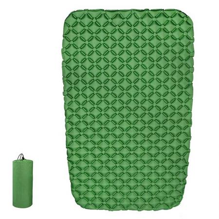 Inflatable Sleeping Pad Double Sleeping Pad Inflatable Camping Mattress with Pillows for Sleeping Two People Hiking Car Camping 