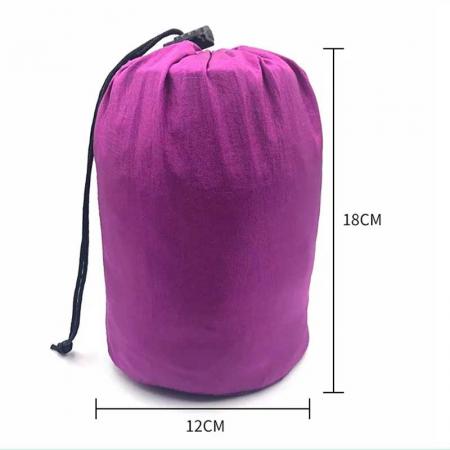 Camping Portable Hammock Double Single Parachute Hammocks with 2 Tree Straps and 2 Carabiners for  Backpacking Travel Beach Backyard 