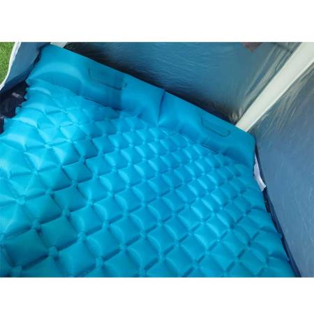 Amazon Hot Sell Outdoors Sleeping Mat Double Size Ultralight Camping Sleeping Pads With Pillow Air Mattress 