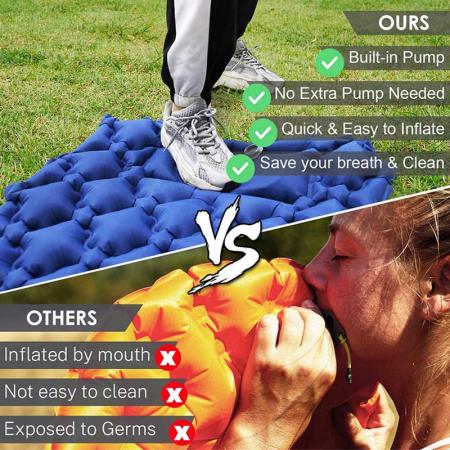 Upgraded Ultralight Air Sleeping Mat with Pump 