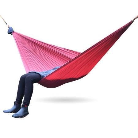 Portable Camping Double Single Hammocks With 2 Straps For Backpacking Travel Backyard 