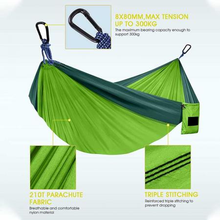 Ultralight Nylon Parachute Light Weight Backpacking Gear for Outdoor,Indoor 