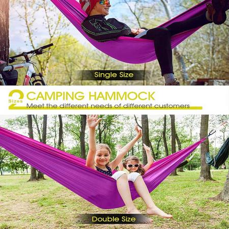 Outdoor Camping Hammock for Indoor, Hiking, Camping 