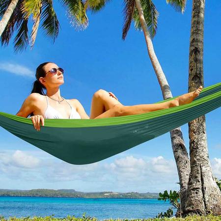 Hot Sales Travel Hammock Camping Outdoor Hammock with Tree Straps for Outdoor 