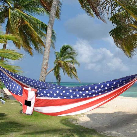 Feistel Softest Nylon Portable Camping Hammock 