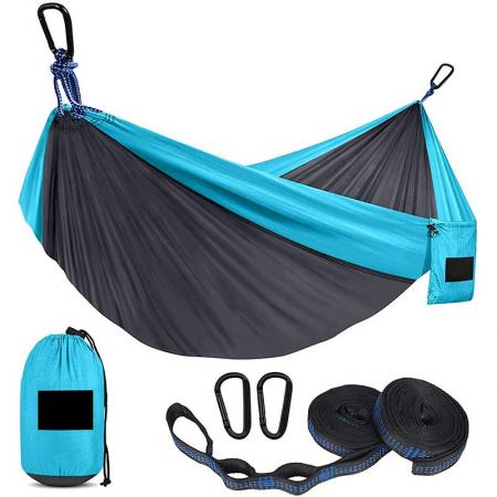 Camping Hammock Portable Hammock Single or Double Hammock Camping Accessories for Outdoor Indoor 