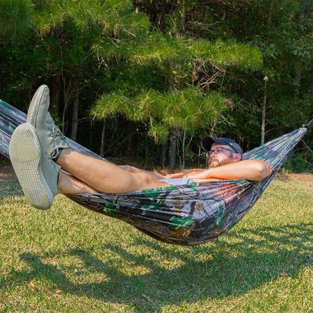 Outdoor Camping Portable Lightweight Nylon Hammock For Beach Backyard Hiking