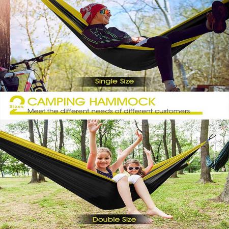 Portable Lightweight Nylon Parachute  Hammock for Backpacking 