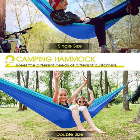 Lightweight Portable Hammocks with 2 Tree Straps 