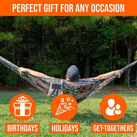 Outdoor Camping Portable Lightweight Nylon Hammock For Beach Backyard Hiking
