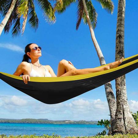 Portable Lightweight Nylon Parachute  Hammock for Backpacking 