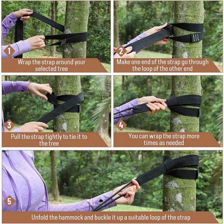 Outfitters Camping Hammock Portable Hammock Single or Double Hammock Camping Accessories for Outdoor 