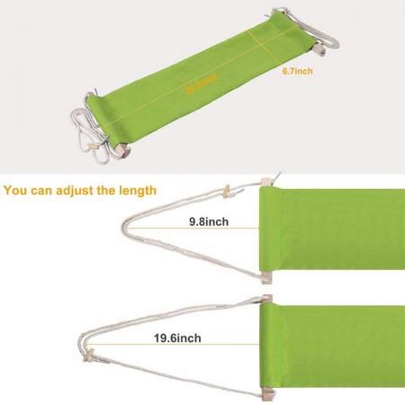 Foot Hammock Under Desk Footrest Adjustable Office Foot Rest Under Desk Hammock Portable Desk Feet Hammock with Holder 