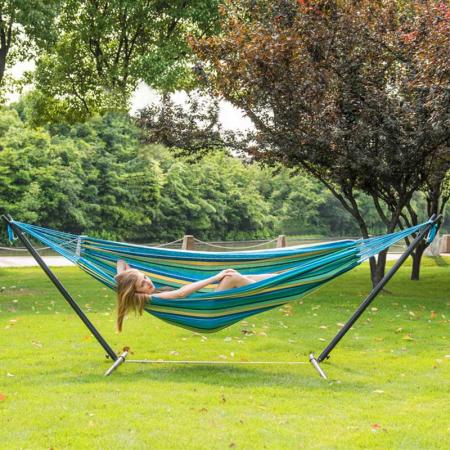 Large Two Person Hammock With Stand 400 Pound Capacity
