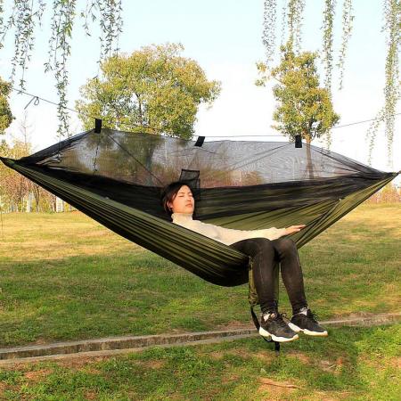 Mosquito Net Hammock For Travel Backpacking Hiking Outdoor Activities 