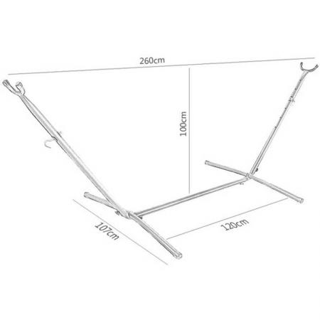 Camping Double Hammock  with steel stand and Storage Carrying Case 