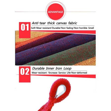 Double Hammock with Steel Stand Two Person Adjustable Hammock 