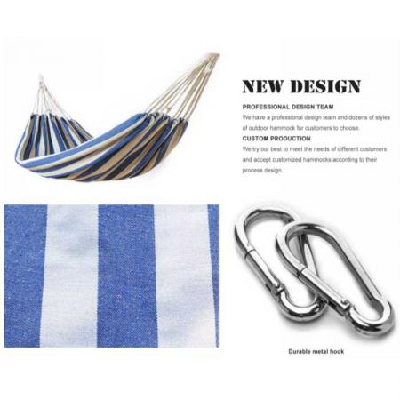 Portable Folding Canvas Camping Outdoor Swinging Tent Hammock 