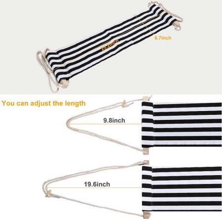 Amazon Hot Sales Foot Hammock Under Desk Footrest Adjustable Office Foot Rest with Headphones Holder 