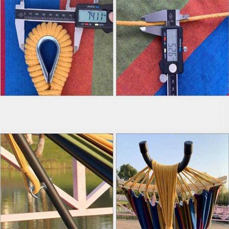 Camping Double Hammock  with steel stand and Storage Carrying Case 