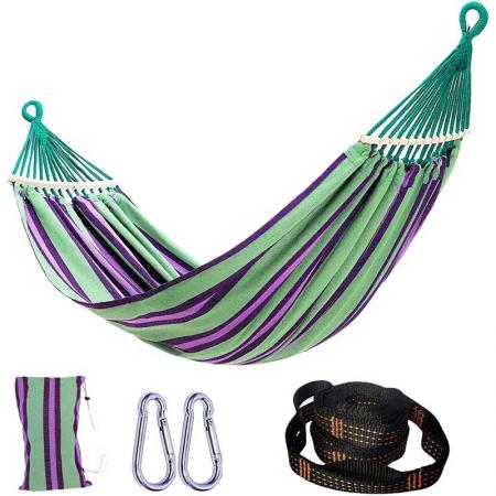 High quality portable camping hammock,canvas hammock,fabric hammock 
