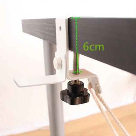 Under Desk Foot Hammock Portable Desk Feet Hammock with Headphones Holder 