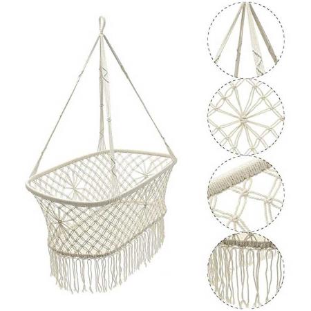 Hanging Cotton Rope Swing Chair Comfortable Hanging Chairs 