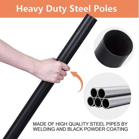 Swing Hammock Double Hammock with Space Saving Steel Stand Portable Nylon Hammock for Backpacking Travel 