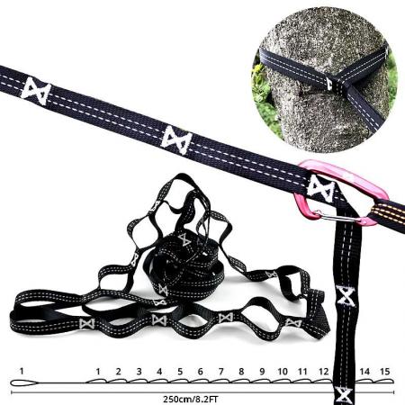 Tree Straps 2000+ LB Breaking Strength 100% No Stretch Polyester 