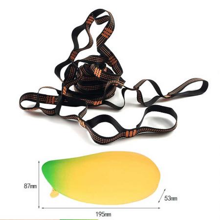 Hammock Straps Heavy Duty Hammock Tree Straps 100% No Stretch Suspension System Kit Camping Hammock Accessories