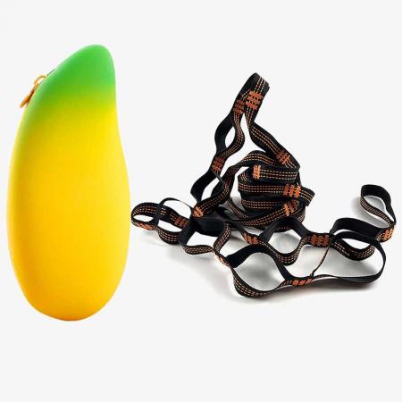 Hammock Straps Heavy Duty Hammock Tree Straps 100% No Stretch Suspension System Kit Camping Hammock Accessories