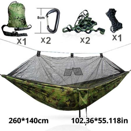 Hammock Mosquito Net Outdoor Portable Hammocks for Camping Hiking Backpacking Travel 