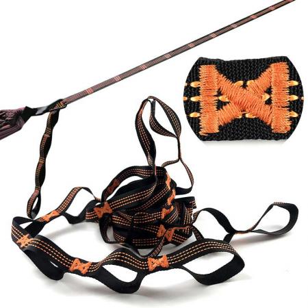 Adjustable Suspension Kit  20 Feet Long 36 Loops Hammock tree straps 