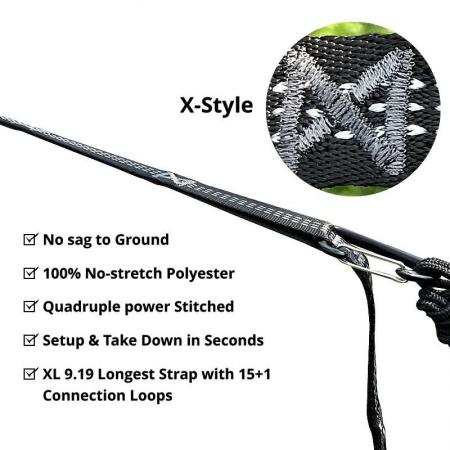 Strap Hammock Hot Sale Camping Hammock Straps New Design Portable Hammock Strap for Light Travel Hiking 